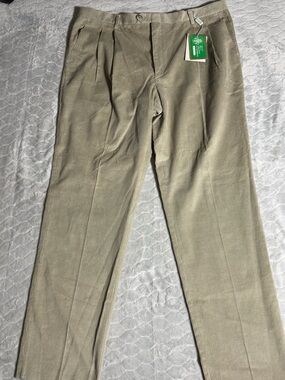 Duca Visconti Italy Corduroy Trousers 40 NWT Deadstock Untailored